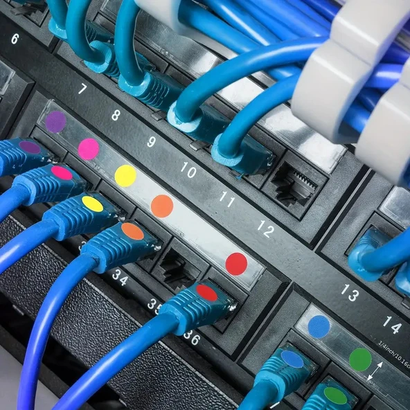 Tanex Mıx Color Ofis Etiketi 8mm 5-Renk (750 nokta Etiket) - Resim 2