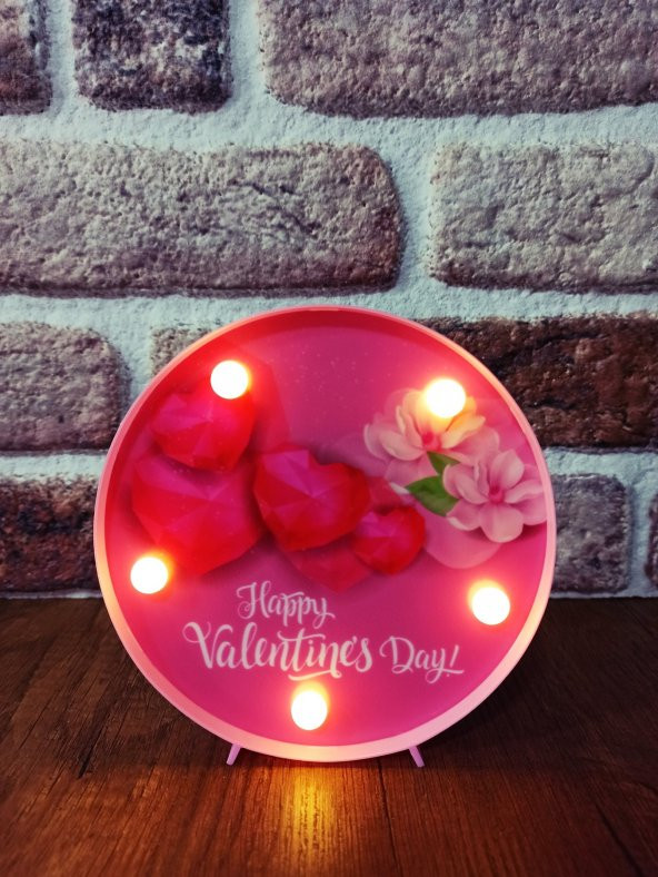 Dekoratif  3D Led Lamba Valentines Day Led Lamba - 2