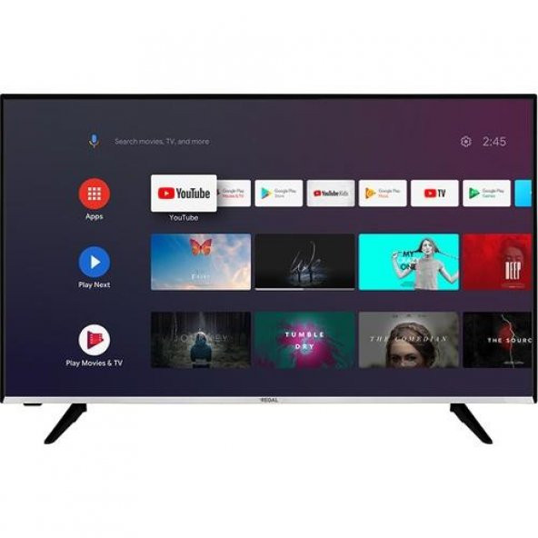 Regal 50R754UA9 50" 126 Ekran Uydu Alıcılı 4K Ultra HD Android Smart LED TV