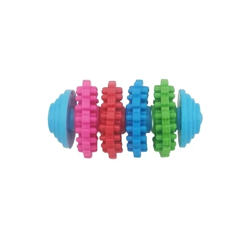 Köpek Diş Temizleme-Kaşıyıcı Dikenli 4 Renk Oyuncağı ürün görseli