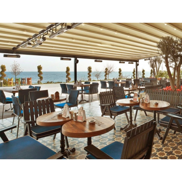 Goldsun Aqua GSA15 1500W Suya Dayanıklı Dış Mekan Elektrikli Infrared Isıtıcı - 4