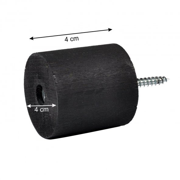 Masa Sandalye Mobilya Ünite Kanepe Koltuk Ahşap Ayak Yükseltici Boy 4 cm Çap 4 cm