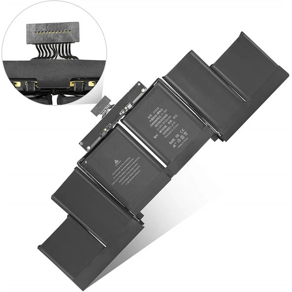 RETRO Apple MacBook Pro A1398 (2015), A1618 Notebook Bataryası - Resim 3