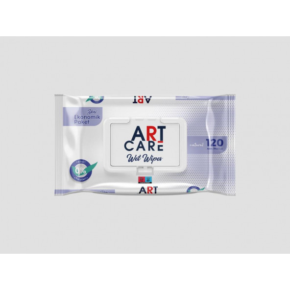 ART CARE ISLAK MENDİL ALKOZSÜZ 120Lİ KAPAKLI