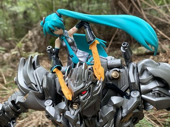 Hatsune Miku İçin Energon Bıçakları Plastik Aparat - 3