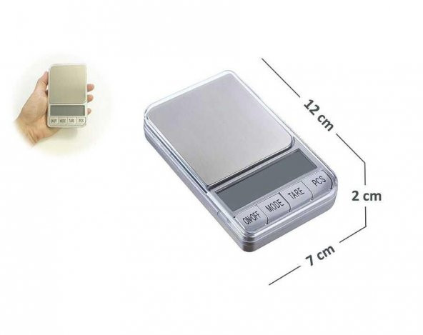 Hassas Cep Terazisi 0.01 Gram Hassassiyet 100 Gram Kapassiteli - 3