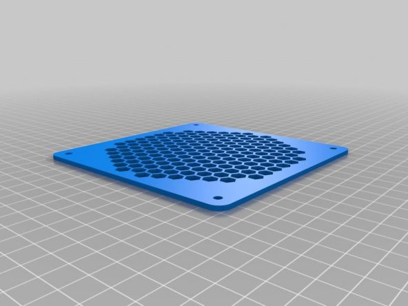 120Mm Petek Fan Izgarası Plastik Aparat - 2