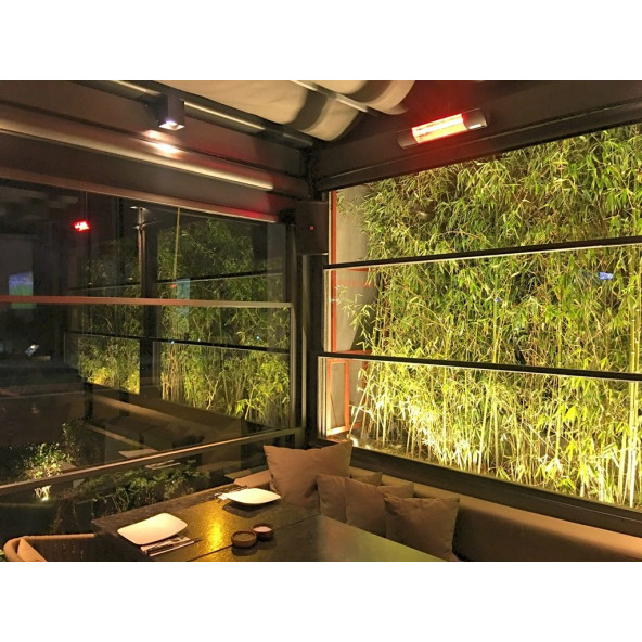 Goldsun Aqua GSA20 2000W Suya Dayanıklı Dış Mekan Elektrikli Infrared Isıtıcı - 4