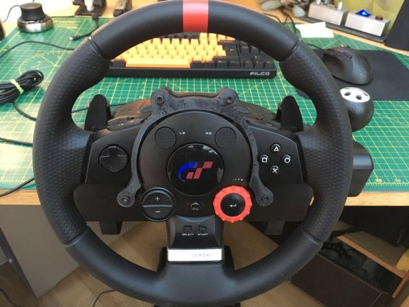 Dfgt Sürüş Kuvveti Gt İçin Paddle Shifter Bahar Plakası (Model: Logitech Sürüş Gücü Gt Direksiyon Sırası İçin Shifting Kürekleri Mape Tarafından) Plastik Aparat - 3