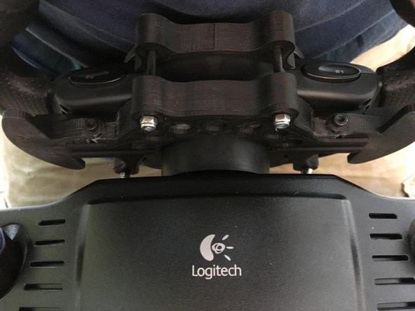 Dfgt Sürüş Kuvveti Gt İçin Paddle Shifter Bahar Plakası (Model: Logitech Sürüş Gücü Gt Direksiyon Sırası İçin Shifting Kürekleri Mape Tarafından) Plastik Aparat - 5