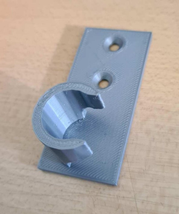 Perde Çubuk Braketi Plastik Aparat