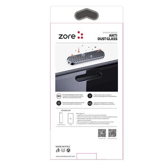 Vendas iPhone 14 Uyumlu (iPHONE 14) Ahize Korumalı Anti-Dust Temperli Cam Ekran Koruyucu - 5