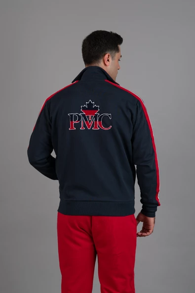 PAUL MARTİN 3 İPLİK FERMUARLI YAN CEP ASTARSIZ DİK YAKA SPOR HIRKA - 5