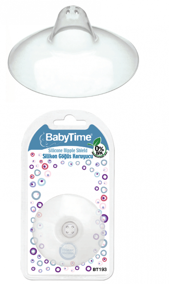 Baby Time Silikon Göğüs Koruyucu