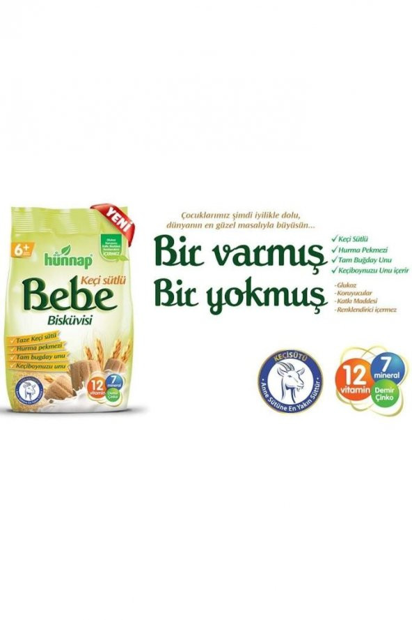 HÜNNAP Bebe Bisküvisi 400 Gr x 12 ADET - Resim 4