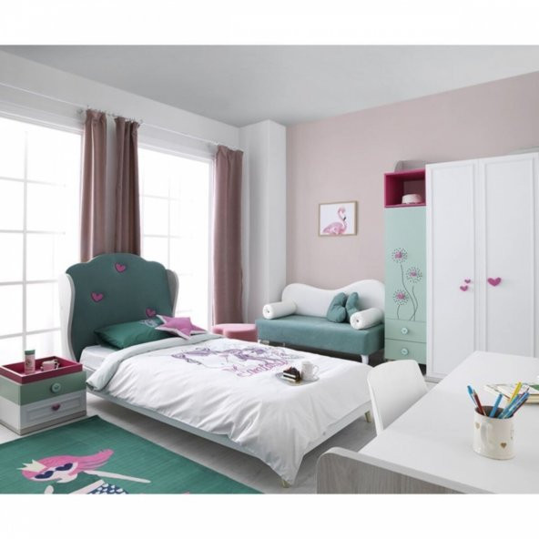 Ünüvar Konsept RENGARENK Candy 120x200 Karyola - Resim 2