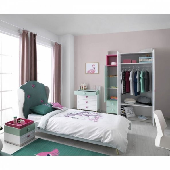 Ünüvar Konsept RENGARENK Candy 120x200 Karyola - Resim 3