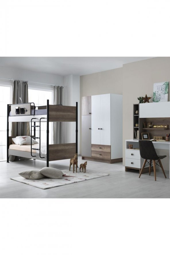 Rengarenk Latte 90X190 Bunk-Ranza - 4