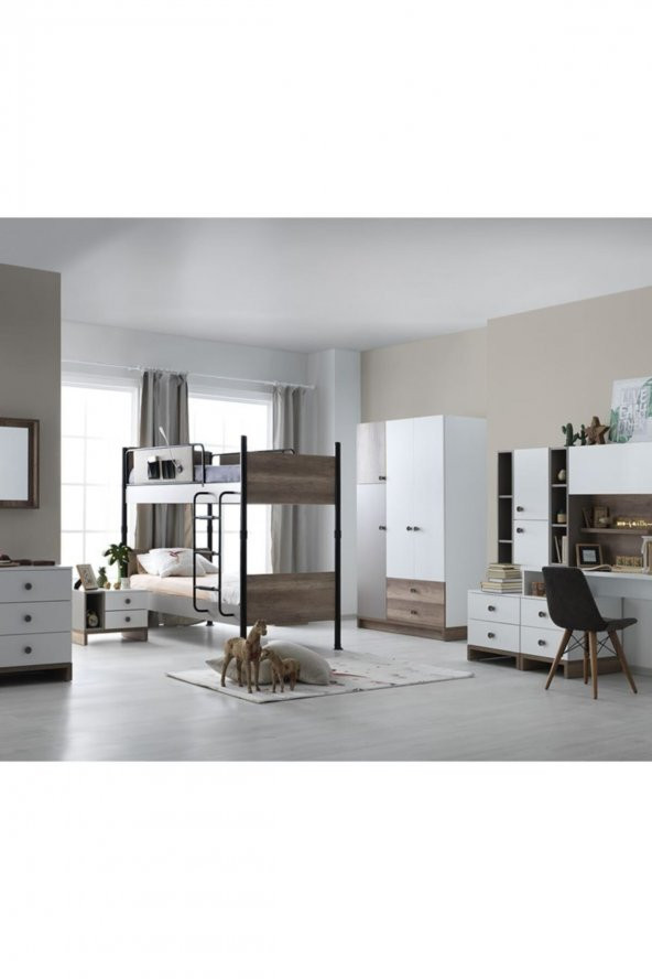 Rengarenk Latte 90X190 Bunk-Ranza - 6
