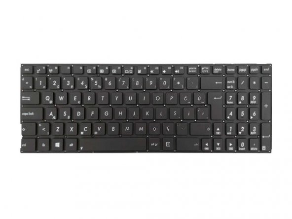 Asus X556U Notebook Klavyesi (Siyah TR)