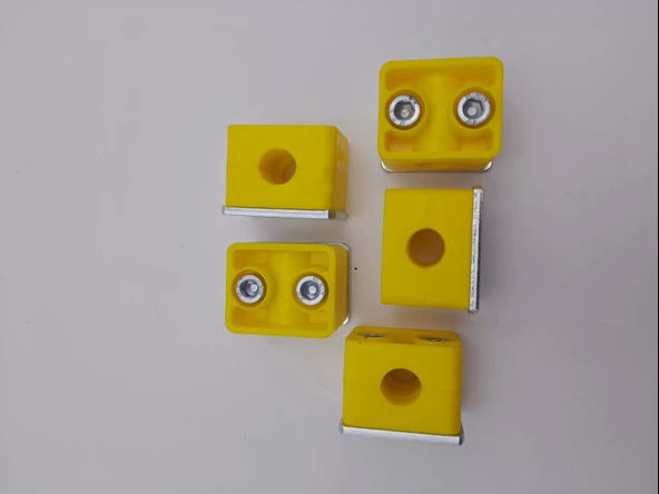 Tek Lama Çift Vida Hidrolik Boru Kelepçesi 42mm - 6