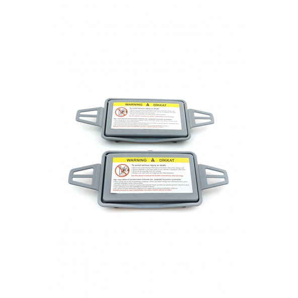 Mercedes W210-211 Uyumlu Güneşlik Ayna Kapağı Sol - Sağ Gri