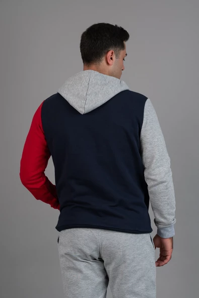 PAUL MARTİN 3 İPLİK KAPŞONLU CEPLİ SWEATSHİRT - 5