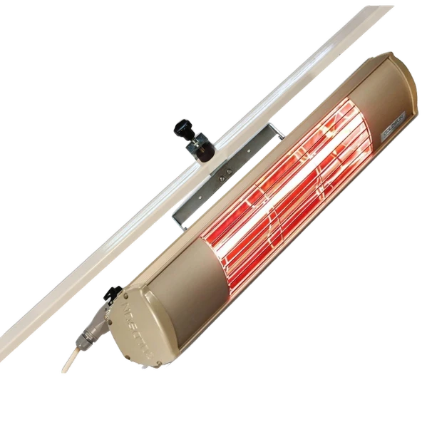 Goldsun Aqua 2000 Watt GSU20 Şemsiye Tip Kumandasız Suya Dayanıklı Elektrikli İnfrared Isıtıcı-Bej - Resim 7