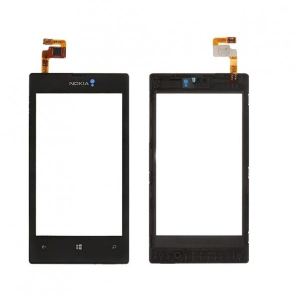 Kdr Nokia Lumia 520 Çıtalı Dokunmatik Ön Cam - 1