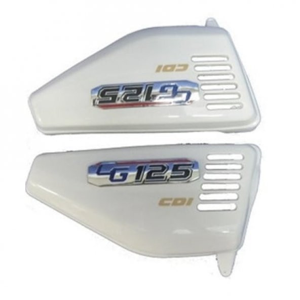 CG 125 YAN KAPAK BEYAZ TAKIM ürün görseli