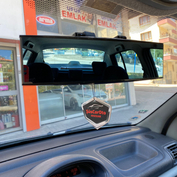 3R Bombeli Makaslı Geçmeli Karartmalı İç İlave Ayna Mavi Renkli Ayna 270 mm - Resim 4