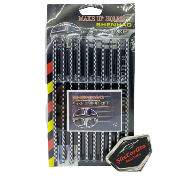 Araç İçi Klima Havalandırma Izgarası Dekoratif Şerit Trim Seti Karbon - 6