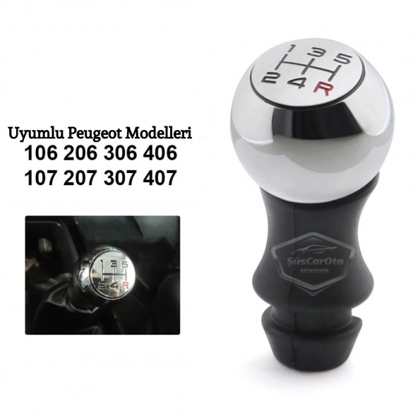 Peugeot Metal Gövdeli Spor GTR Vites Topuzu Manuel Yarış Vites Kolu 1.Kalite - 11