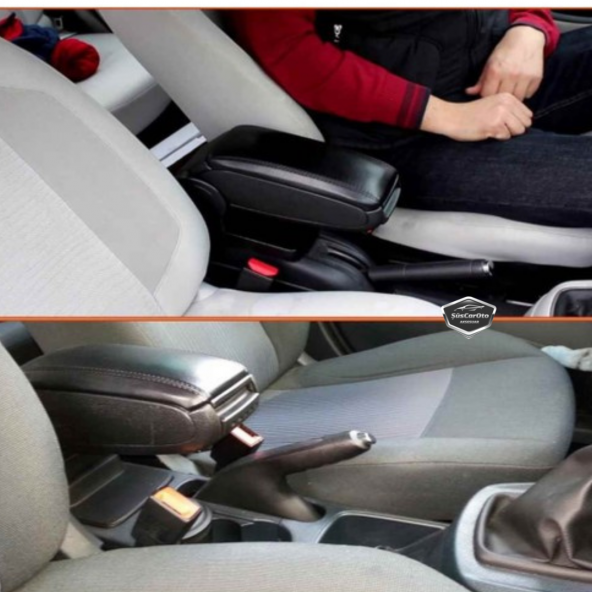 Megane 4 2016 Sonrası Araca Özel Kol Dayama Kolçak Siyah Orijinal Vidasız Niken - 6