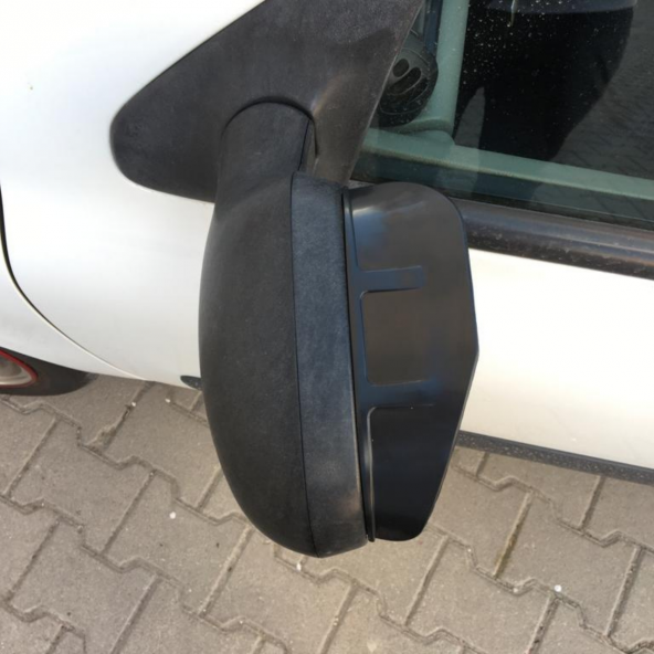 Universal Silikon Esnek Araç Oto Yan Ayna Yağmur Koruyucu Önleyici Yağmur Siperliği Siyah 2li Takım - 3