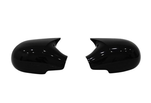 Peugeot 206 1998-2012 Batman Yarasa Ayna Kapağı Piano Black ABS Plastik - 3