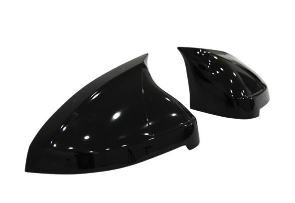 Audi A4 B9 Sinyalli 2016-2021 Batman Yarasa Ayna Kapağı Piano Black ABS Plastik - 3