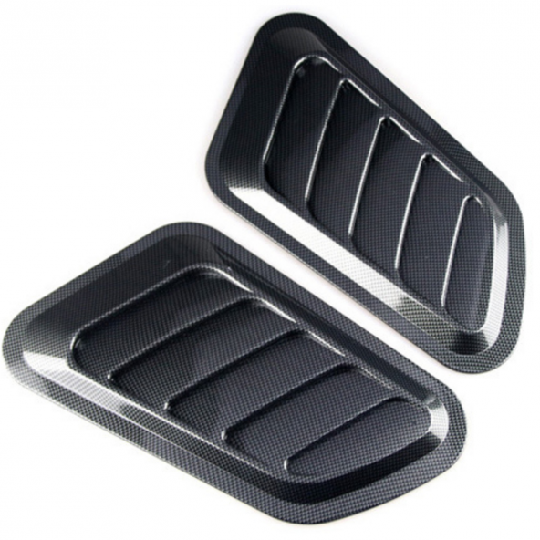 Universal Karbon Kaput Üstü Havalandırma Izgarası Venti Universal Air Scoop 2li - 9