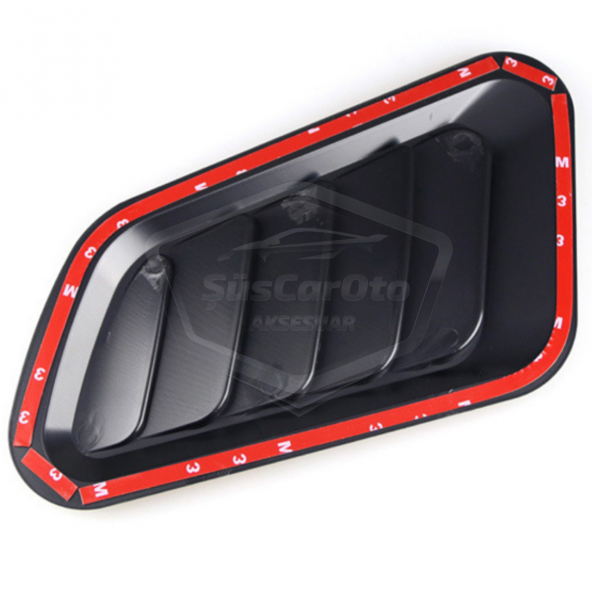 Universal Karbon Kaput Üstü Havalandırma Izgarası Venti Universal Air Scoop 2li - 10