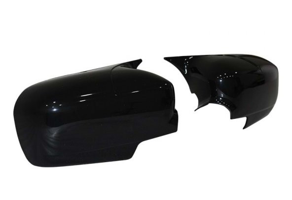 Honda Civic Vtec 2 2002-2005 Batman Yarasa Ayna Kapağı Piano Black ABS Plastik - 4