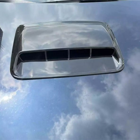 Üniversal Her Araca Uyumlu Büyük Kaput & Tavan Üstü Havalandırma Izgarası Venti Air Scoop - 4