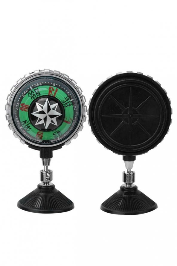 Carub Işıklı Pusula Vantuzlu Büyük Boy Ayarlı Nostalji 1 Adet - 2