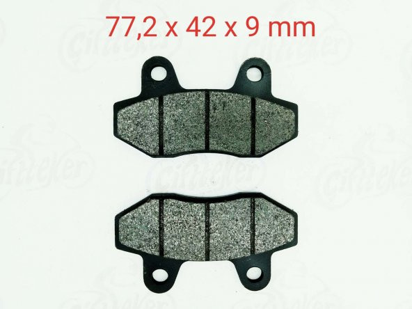 125-150RR ÖN FREN DİSK BALATASI 9 mm ORJ