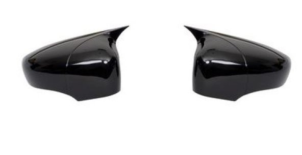 Skoda SuperB B6 Sinyalli 2008-2015 Batman Yarasa Ayna Kapağı Piano Black ABS Plastik - 2