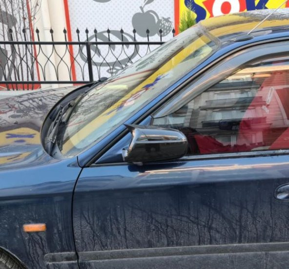 Honda Civic İES EK 1996-2000 Batman Yarasa Ayna Kapağı Piano Black ABS Plastik - 4
