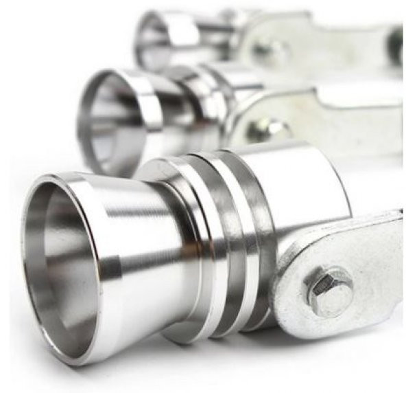 Üniversal Egzoz Islık Aparatı Egzoz Ucu Turbo Sesi Large 29 mm KROM - 5