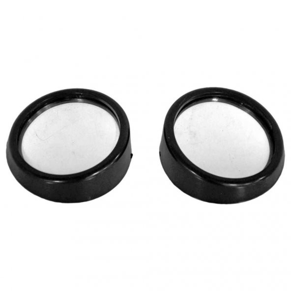 Carub Yuvarlak Kör Nokta Görüş Aynası Siyah 2 li Takım 5 cm - 3