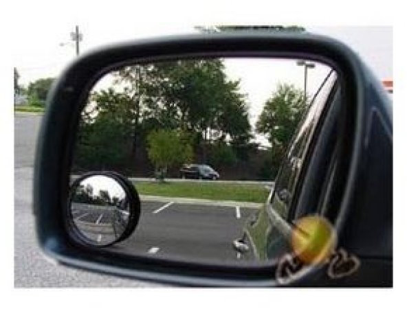 Carub Yuvarlak Kör Nokta Görüş Aynası Siyah 2 li Takım 5 cm - 6