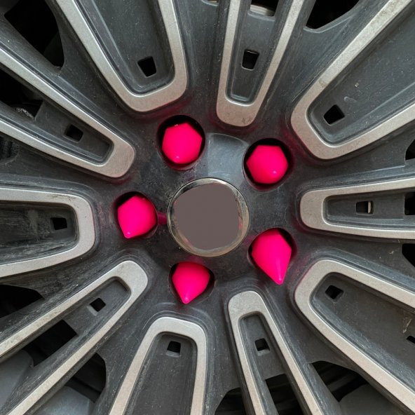 Sivri Mermi Bijon Kapağı Sökme Aparatlı 20 li Set 17 mm-19 mm PEMBE - 3