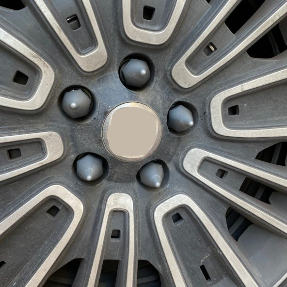 Sivri Mermi Bijon Kapağı Sökme Aparatlı 20 li Set 17 mm-19 mm Gri - 3